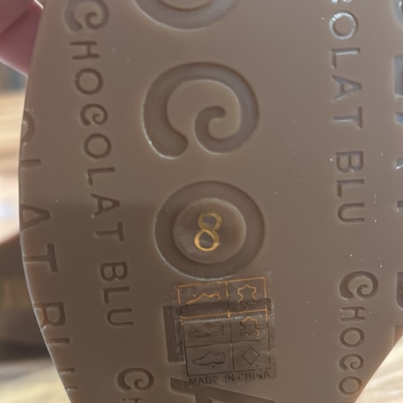 Chocolat Blu Tan Wedge Ankle Boots - Picture 6 of 9